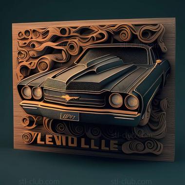 3D мадэль Chevrolet Chevelle (STL)